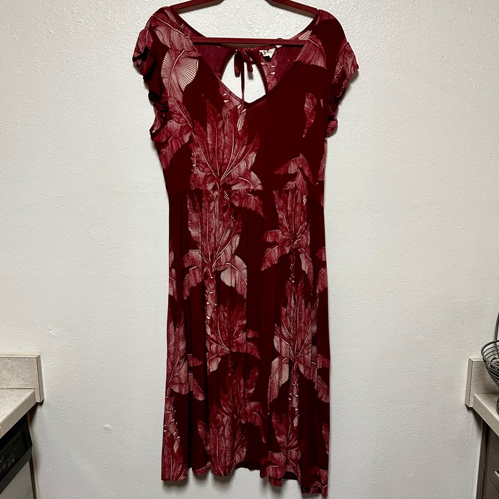Roxy Midi Dress - floral print